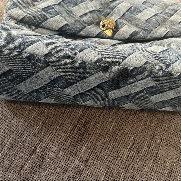 Kurt Geiger London Large Soft Kensington Denim shoulder bag - Picture 4 of 9